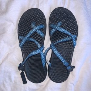 LIGHT BLUE CHACO SANDALS